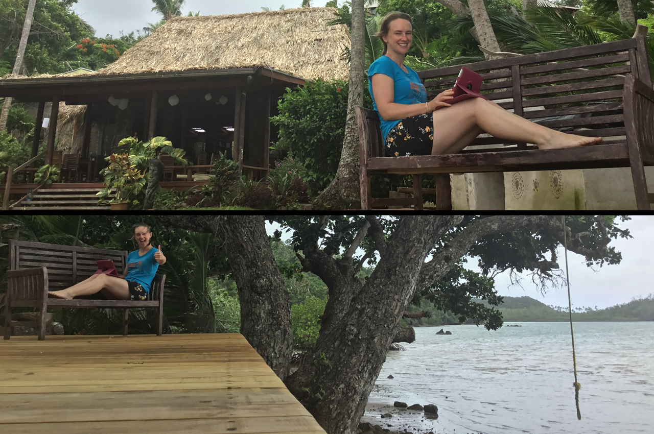 Deanna at Matava resort, Fiji